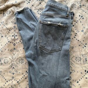 Agolde Gray Ankle Jeans